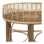 DKD Home Decor Juego de 2 Mesitas Auxiliares de Ratán Natural