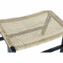 DKD Home Decor Descalzadora de Teca y Ratán Negro