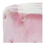DKD Home Decor Set de 2 Reposapiés de Terciopelo Rosa