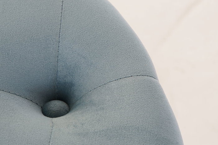 Reposapies Moderno DKD Home Decor Azul 80 x 42 x 80 cm Set de 2