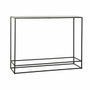 DKD Home Decor Consola Aluminio Dorado Negro