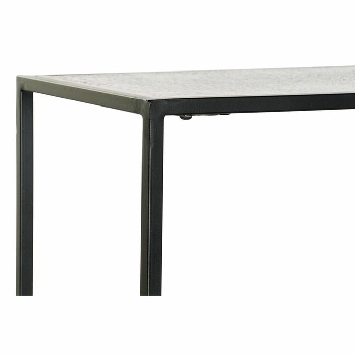 DKD Home Decor Consola Aluminio Dorado Negro