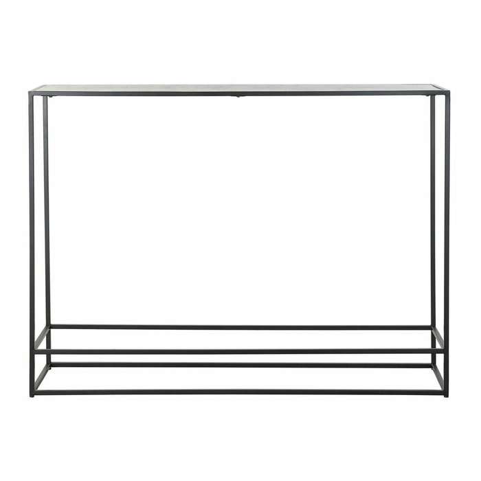 DKD Home Decor Consola Aluminio Dorado Negro