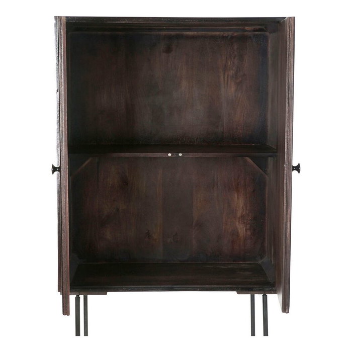 DKD Home Decor Aparador de Mango y Metal Marrón Oscuro