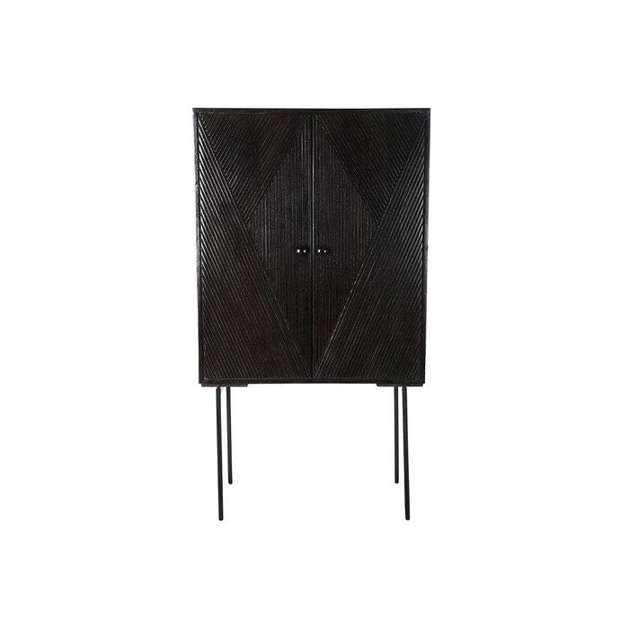 DKD Home Decor Aparador de Mango y Metal Marrón Oscuro