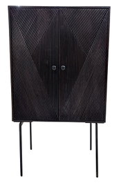DKD Home Decor Aparador de Mango y Metal Marrón Oscuro