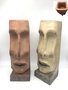 DKD Home Decor Maceteros de Resina Surtiendo 2 Piezas, Terracota y Beige