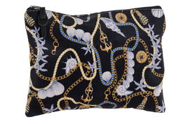 DKD Home Decor Neceser Negro y Amarillo 22 x 16 x 1 cm