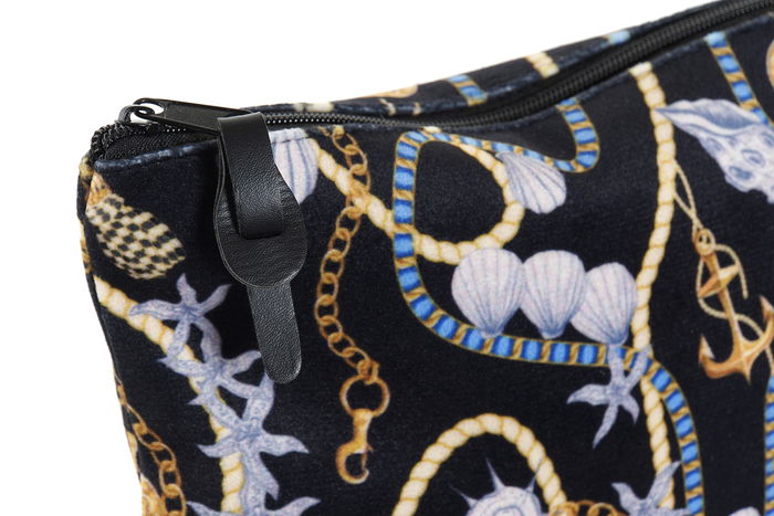 DKD Home Decor Neceser Negro y Amarillo 22 x 16 x 1 cm