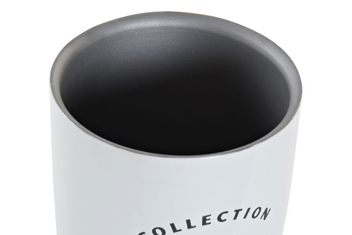 DKD Home Decor Enfriador 12x12x18 cm Inox Blanco Plateado