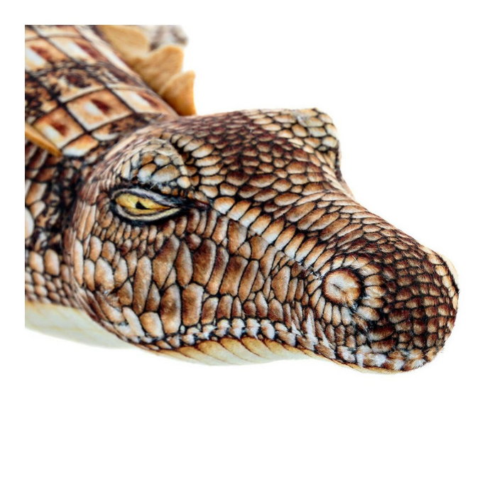 DKD Home Decor Peluche de Cocodrilo Marrón