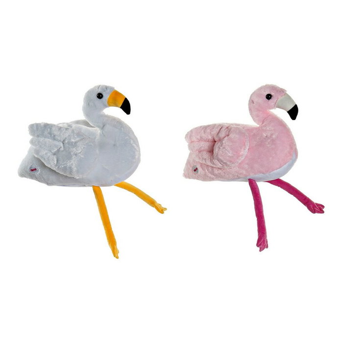 DKD Home Decor Peluche Flamenco con LED Pack de 2