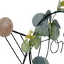 DKD Home Decor Perchero de Pared Metal Negro