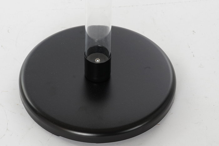 DKD Home Decor Galan Loft Negro Transparente Metal Madera 28 x 46 x 114 cm