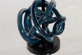 DKD Home Decor Portavelas Azul 13 x 25 x 13 cm