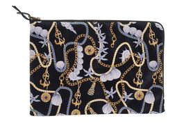 DKD Home Decor Funda para iPad Negro Amarillo 1 x 25 x 34 cm