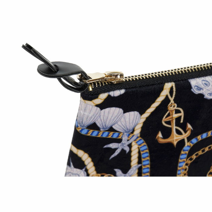 DKD Home Decor Funda para iPad de Poliéster Negro 34x1x25 cm