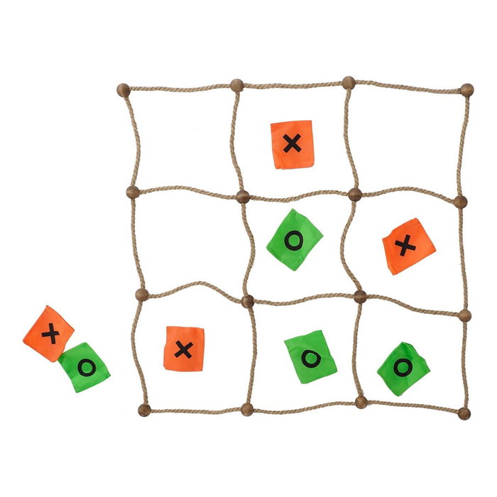 DKD Home Decor Juego Madera Fibra 30x25x6 3 en Raya Gigante