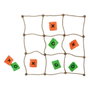 DKD Home Decor Juego Madera Fibra 30x25x6 3 en Raya Gigante