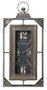 DKD Home Decor Reloj de Pared de Hierro y Madera Gris