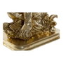 DKD Home Decor Figura Resina Mono Hoja Dorado