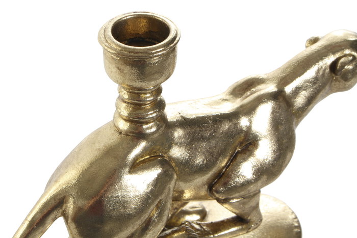 DKD Home Decor Figura Leopardo Candelabro Dorado Resina 6 x 14 x 25 cm DKD Home Decor Figura Leopardo Candelabro Dorado Resina 6 x 14 x 25 cm