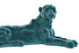 DKD Home Decor Figura de Leona en Resina con Acabado Flocado, Surtido de 2 Unidades