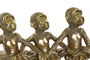 DKD Home Decor Figura Colonial Resina Dorado Monos Ballet 12.5 x 29 x 32.5 cm