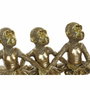 DKD Home Decor Figura de Resina Monos Ballet Dorado