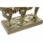 DKD Home Decor Figura de Resina Monos Ballet Dorado