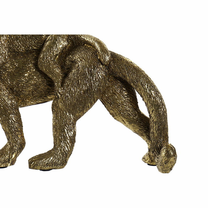DKD Home Decor Figura de Monos en Resina Dorado