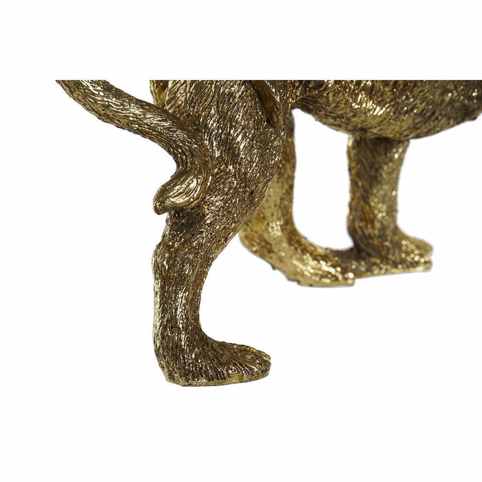 DKD Home Decor Figura de Monos Dorada en Resina