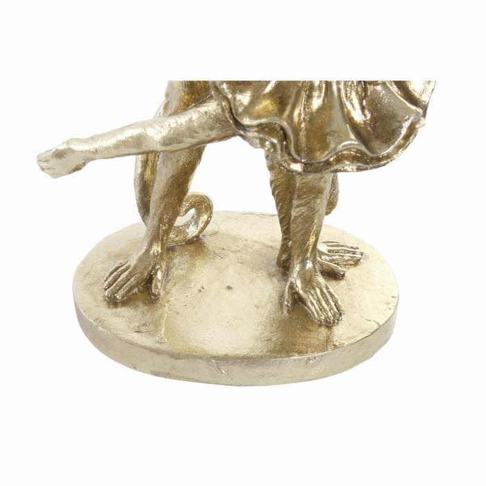 DKD Home Decor Figura de Monos Bailarines en Resina Dorado DKD Home Decor Figura de Monos Bailarines en Resina Dorado
