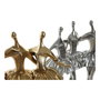 DKD Home Decor Figuras de Bailarinas en Resina, Surtido de 2 Piezas (Dorado y Plateado)