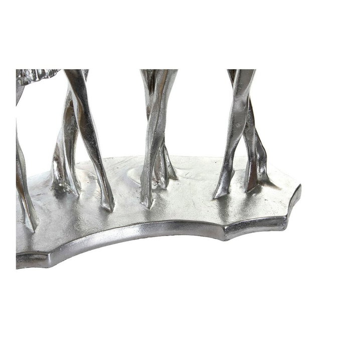 DKD Home Decor Figuras de Bailarinas en Resina, Surtido de 2 Piezas (Dorado y Plateado)