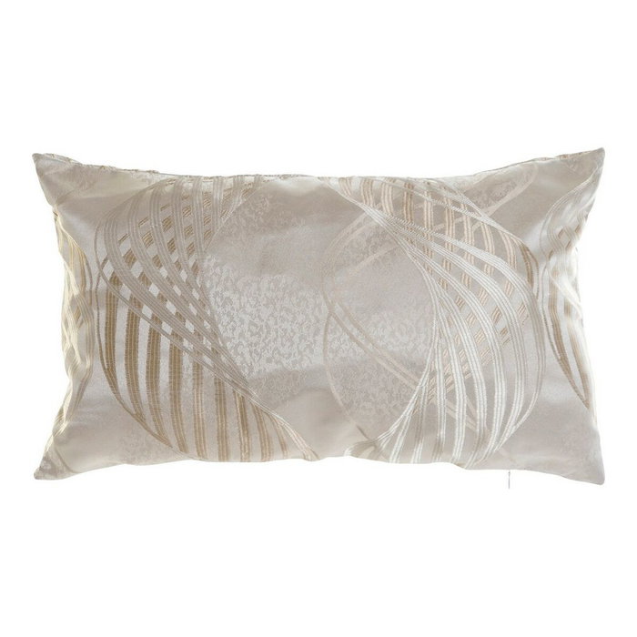 DKD Home Decor Cojín de Poliéster Beige 50x30 cm