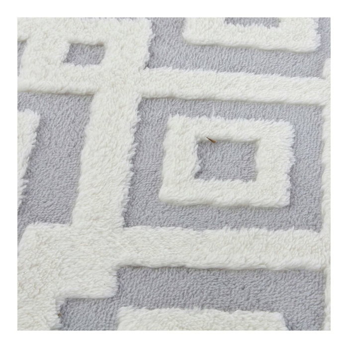 DKD Home Decor Alfombra de Pasillo Aspen Gris 60x240x1 cm