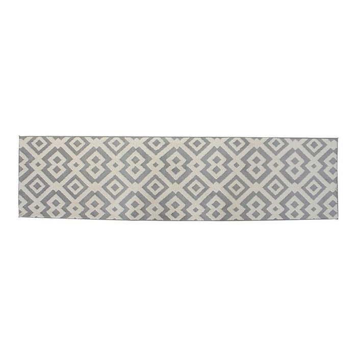 DKD Home Decor Alfombra de Pasillo Aspen Gris 60x240x1 cm
