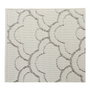 DKD Home Decor Alfombra de Poliéster Nubes Blanco y Gris 60x240x1 cm