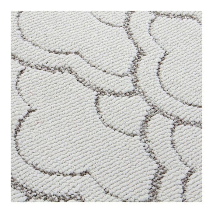 DKD Home Decor Alfombra de Poliéster Nubes Blanco y Gris 60x240x1 cm DKD Home Decor Alfombra de Poliéster Nubes Blanco y Gris 60x240x1 cm