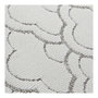 DKD Home Decor Alfombra de Poliéster Nubes Blanco y Gris 60x240x1 cm