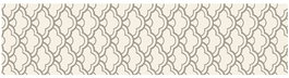 DKD Home Decor Alfombra de Poliéster Nubes Blanco y Gris 60x240x1 cm