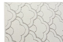DKD Home Decor Alfombra Oriental Reveal Poliester Blanco Gris 180 x 120 cm