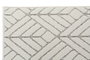 DKD Home Decor Alfombra Chic Blanco Beige 240 x 61 cm Poliester