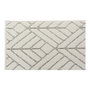DKD Home Decor Alfombra de Poliéster para Pasillo 61x240x1 cm Blanco y Beige