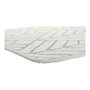DKD Home Decor Alfombra de Poliéster para Pasillo 61x240x1 cm Blanco y Beige