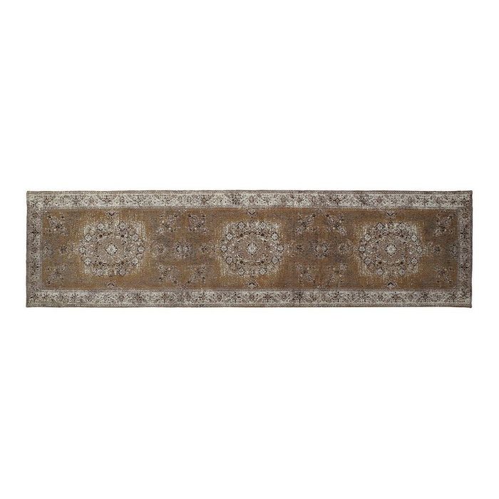 DKD Home Decor Alfombra de Pasillo Kerman Marrón 60x240x1 cm