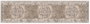 DKD Home Decor Alfombra de Pasillo Kerman Marrón 60x240x1 cm