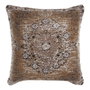 DKD Home Decor Cojín KERMAN 45x45x12 cm Marrón claro, beige y negro