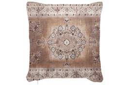 DKD Home Decor Cojín KERMAN 45x45x12 cm Marrón claro, beige y negro